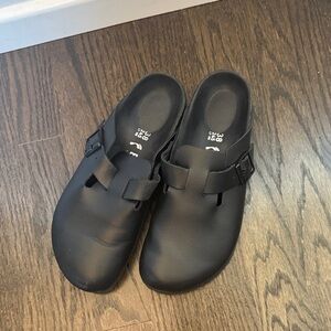 Birkenstock Boston Leather Mules Women size 38